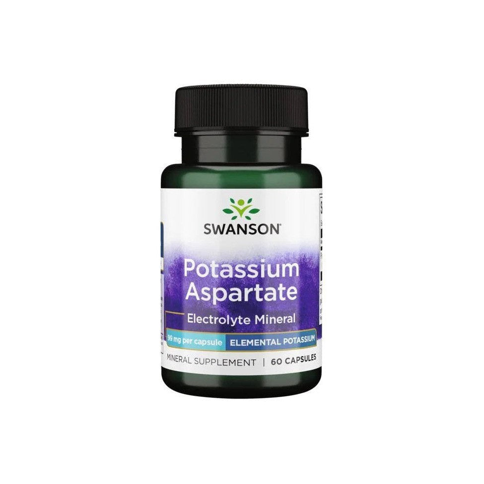Swanson Potassium Aspartate 99mg 60 caps