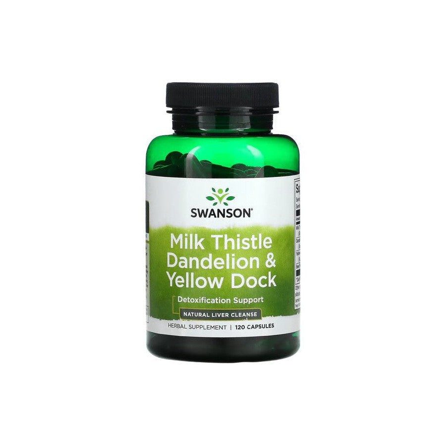 Swanson Milk Thistle Dandelion & Yellow Dock 120 caps