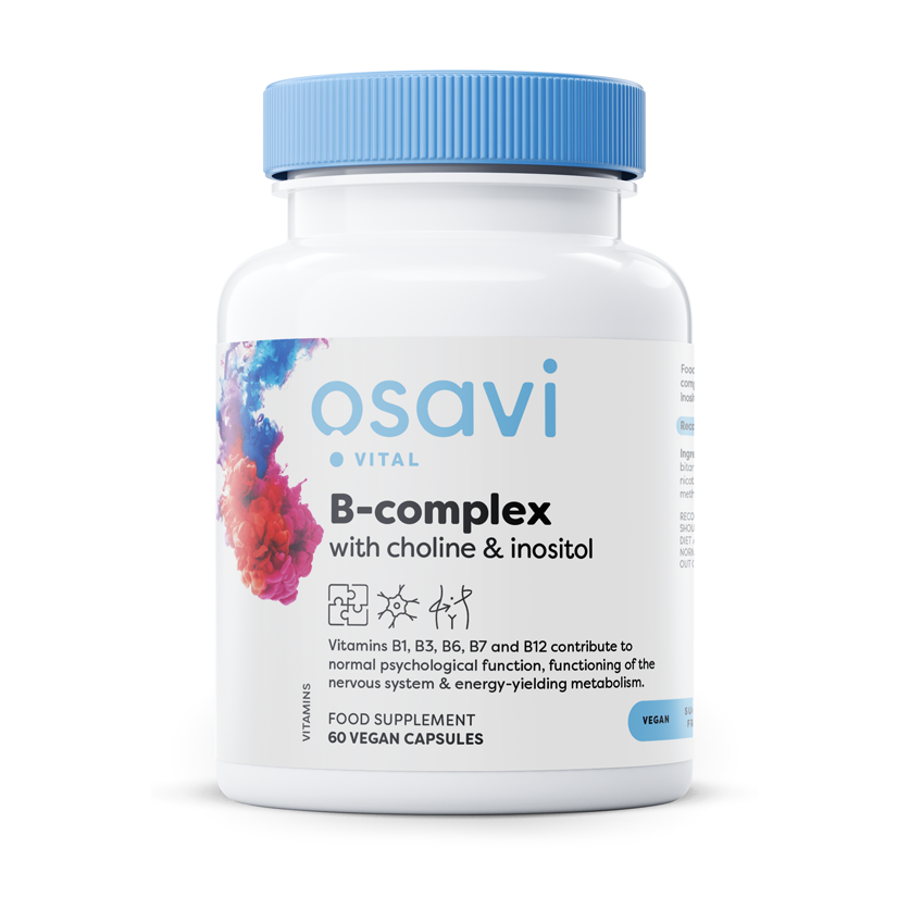 Osavi B-Complex with Choline & Inositol 60 vegan caps