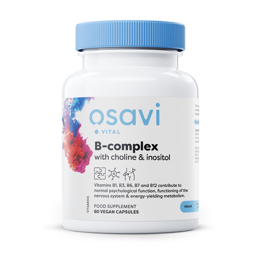 Osavi B-Complex with Choline & Inositol 60 vegan caps