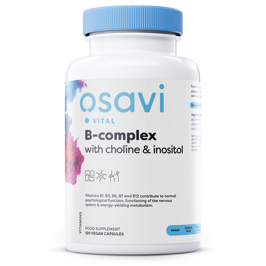 Osavi B-Complex with Choline & Inositol 120 vegan caps