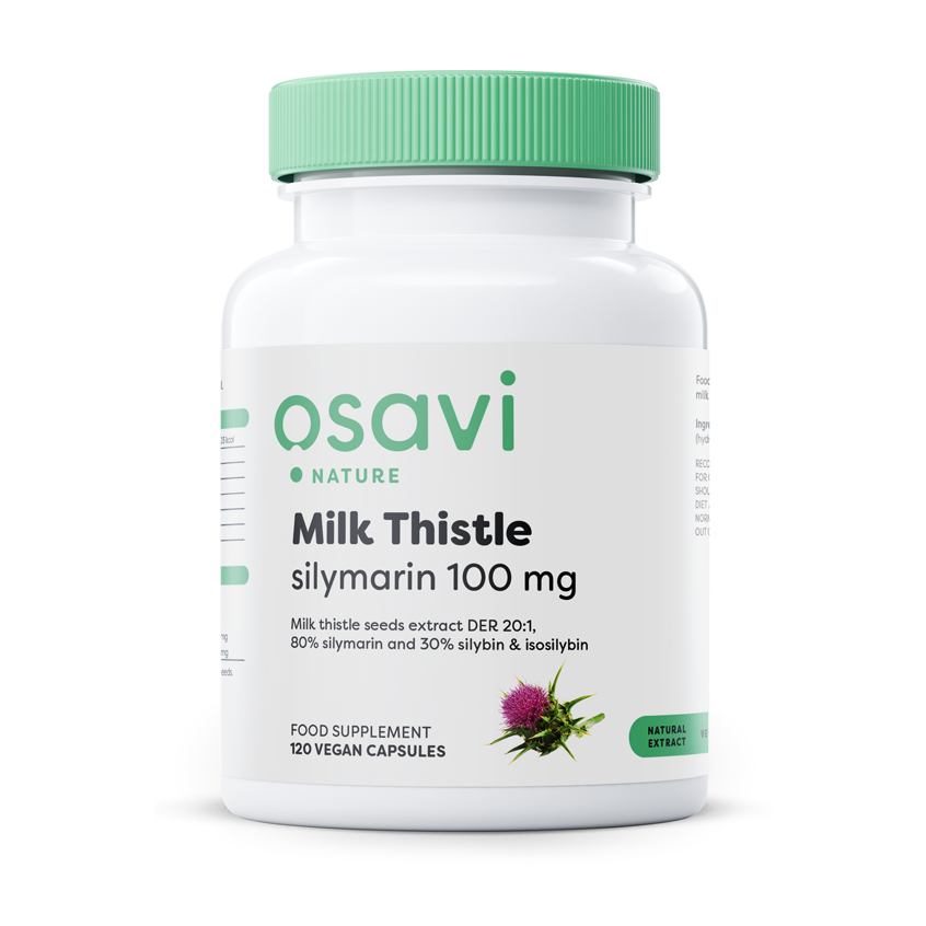 Osavi Milk Thistle Silymarin 100mg 120 vegan caps
