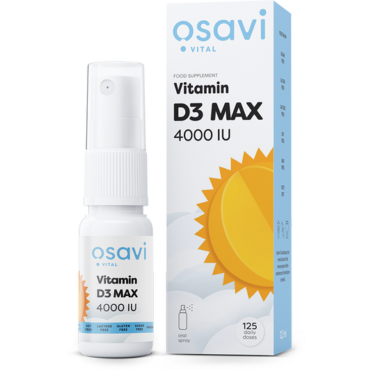 Osavi Vitamin D3 Oral Spray MAX 4000IU 12.5 ml.