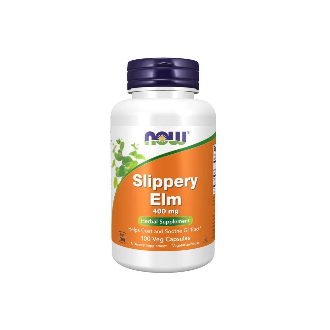 NOW Foods Slippery Elm 400mg 100 vcaps