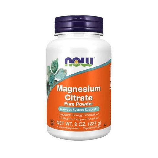 NOW Foods Magnesium Citrate Pure Powder 227g