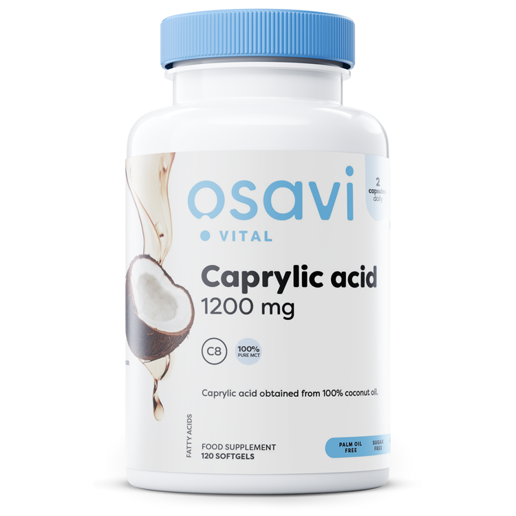 Osavi Caprylic Acid 1200mg 120 softgels