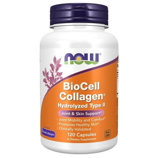 NOW Foods BioCell Collagen Hydrolyzed Type II 120 caps