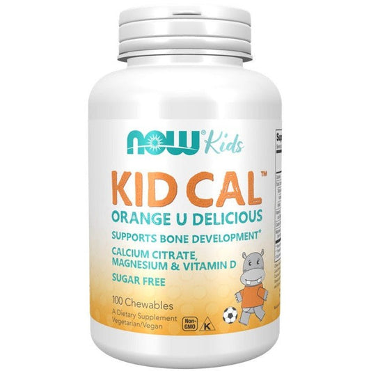 NOW Foods Kid Cal Orange U Delicious 100 chewables