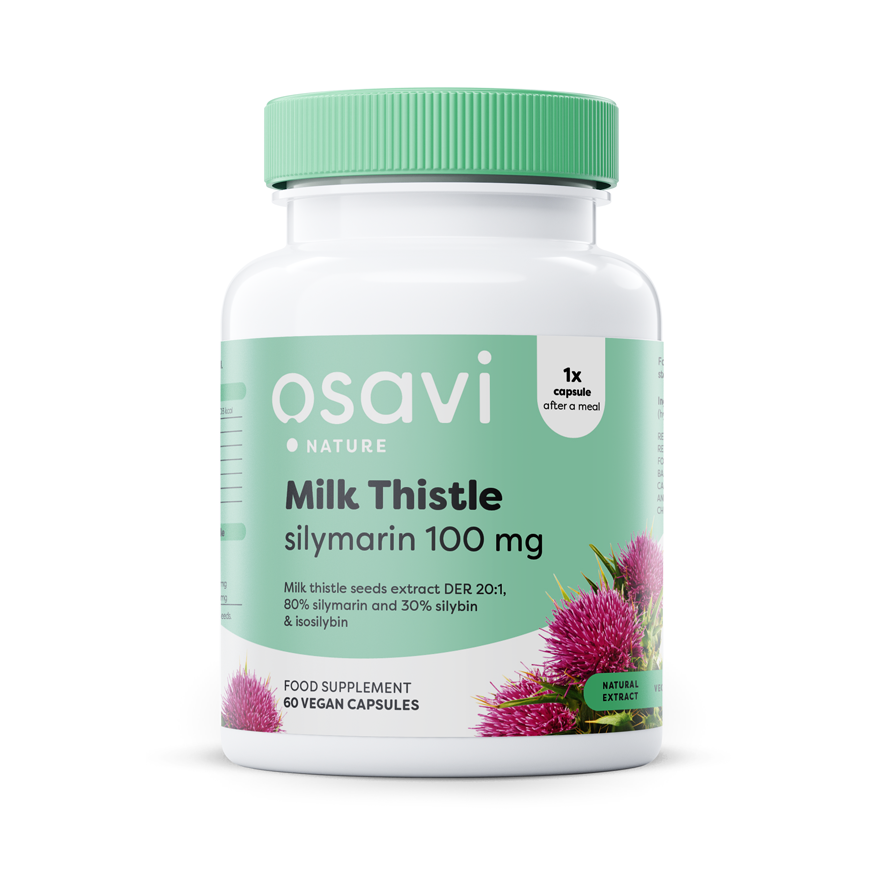 Osavi Milk Thistle Silymarin 100mg 60 vegan caps