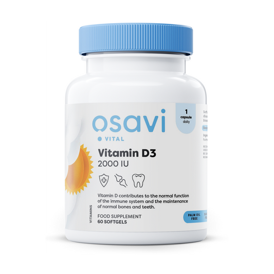 Osavi Vitamin D3 2000IU 60 softgels